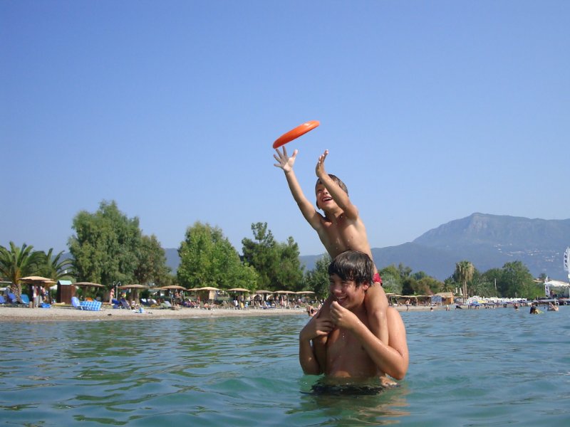Krf, Dasija, plaža